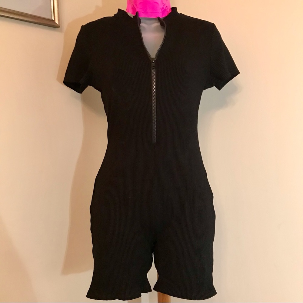 NWT Naked Wardrobe Snatched Bodycon Romper
